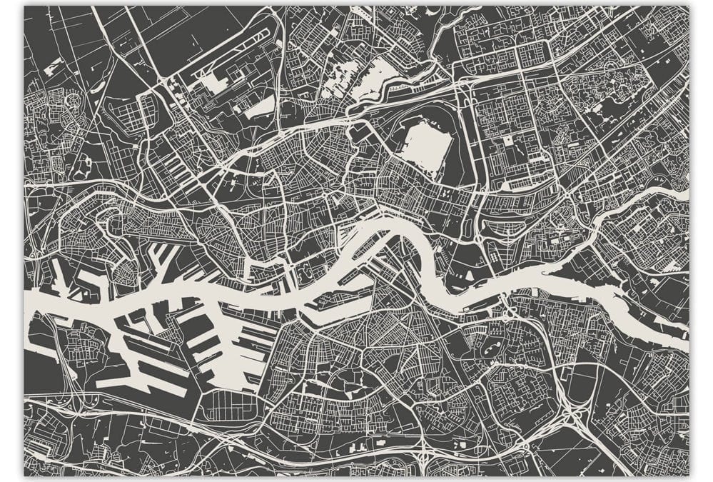 Plattegrond Rotterdam