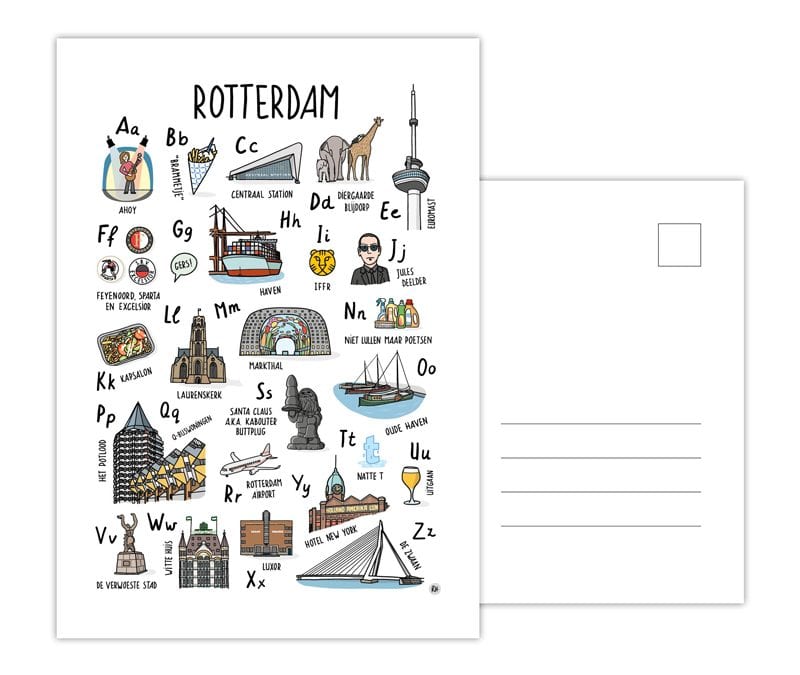 ABC Ansichtkaart Rotterdam